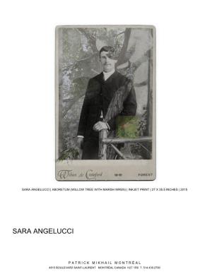 Sara Angelucci | Aboretum (Willow Tree with Marsh Wren) | Inkjet Print | 27 X 35.5 Inches | 2015
