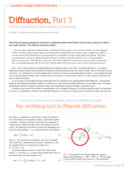 Diffraction, Part 3