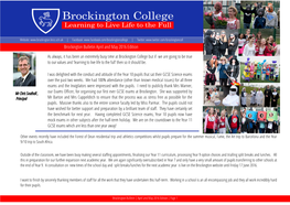 Brockington Bulletin April and May 2016 Edition