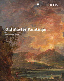 Old Master Paintings Wednesday 30 April 2014 Knightsbridge, London