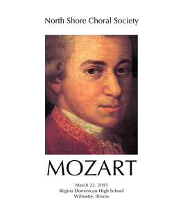 Concert Program Booklet March 22, 2015