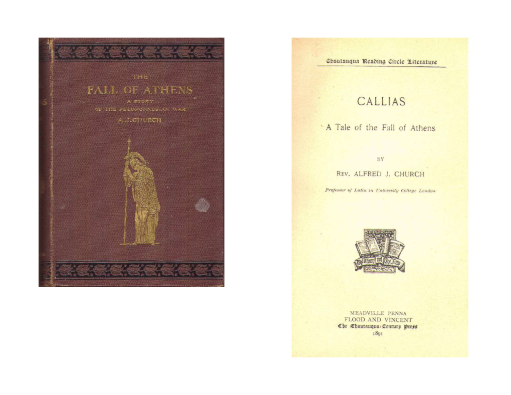 Callias, the Fall of Athens