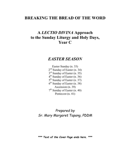 Fourth Sunday of Lent, Year B