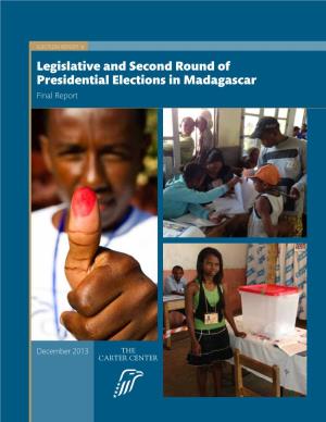 Legislative and Second Round of Presidential Elections in Madagascar Final Report