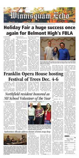 Franklin Opera House Hosting Festival of Trees Dec