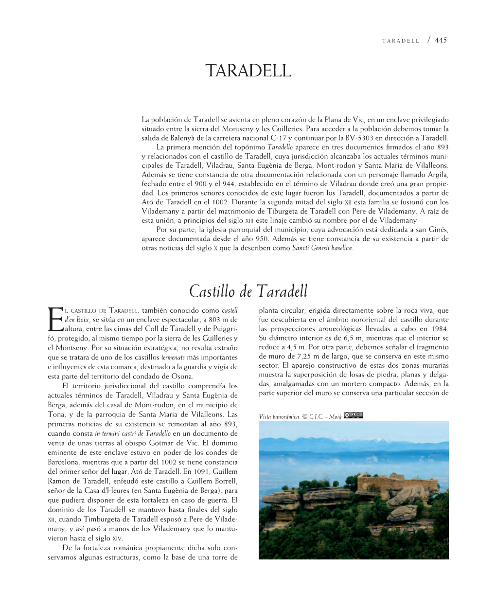 Taradell Castillo De Taradell