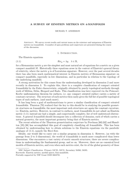 A Survey of Einstein Metrics on 4-Manifolds