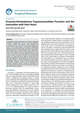 Excavata-Kinetoplastea Trypanosomatidae Parasites And