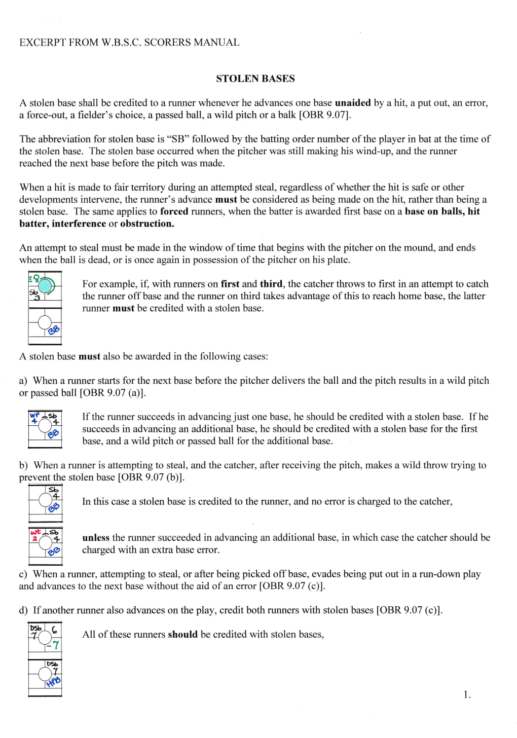 Stolen Bases Part 1 (PDF. 800Kb)