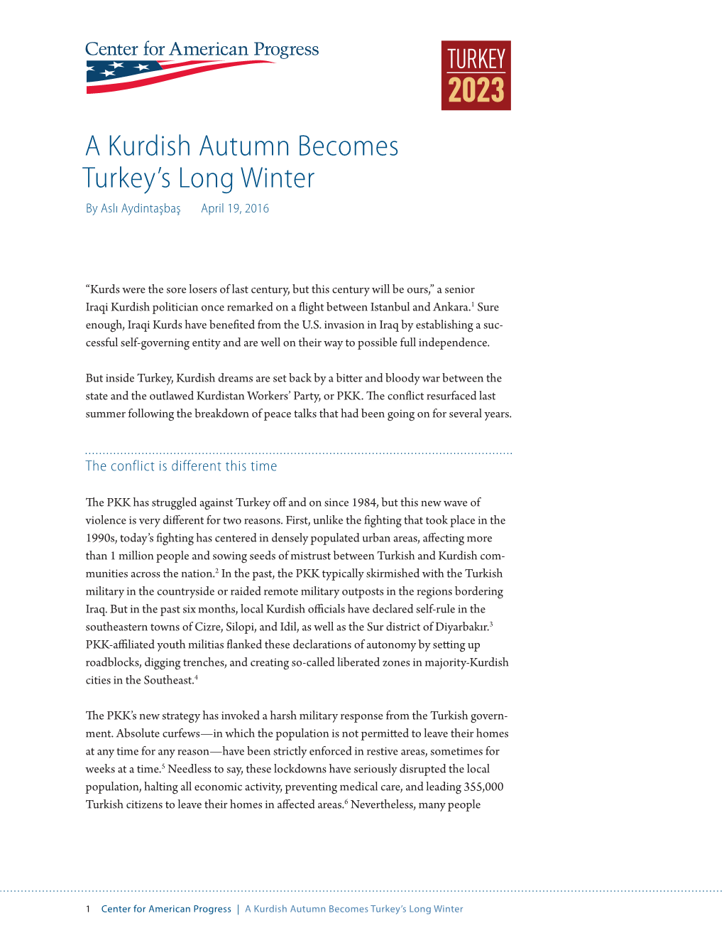 A Kurdish Autumn Becomes Turkey's Long Winter