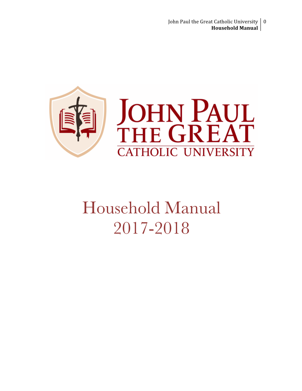 Household Manual 2017-2018