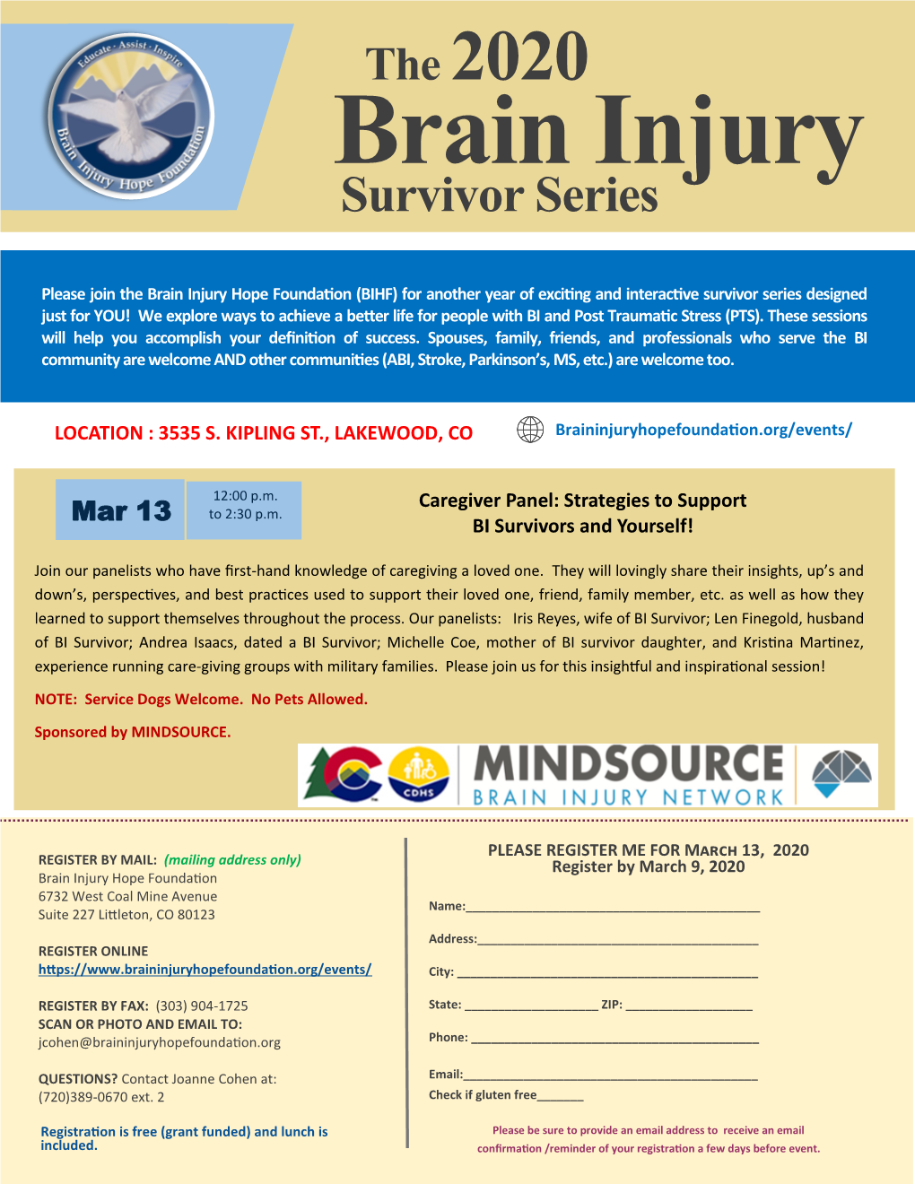 Brain Injury Survivor Series