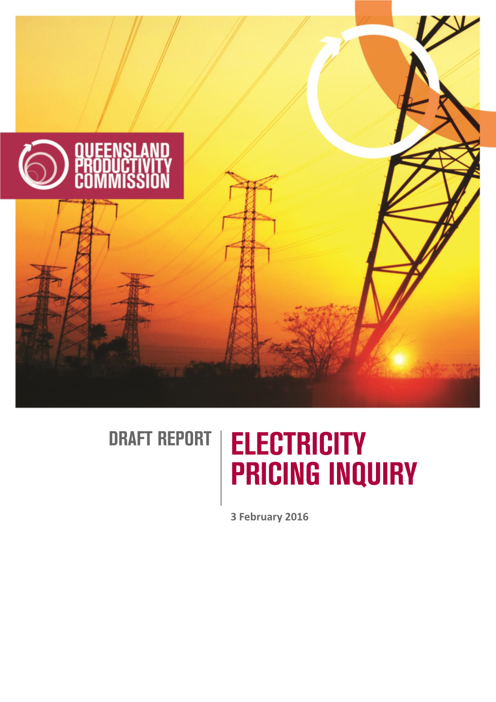 Draft Report Electricity Pricing Inquiry