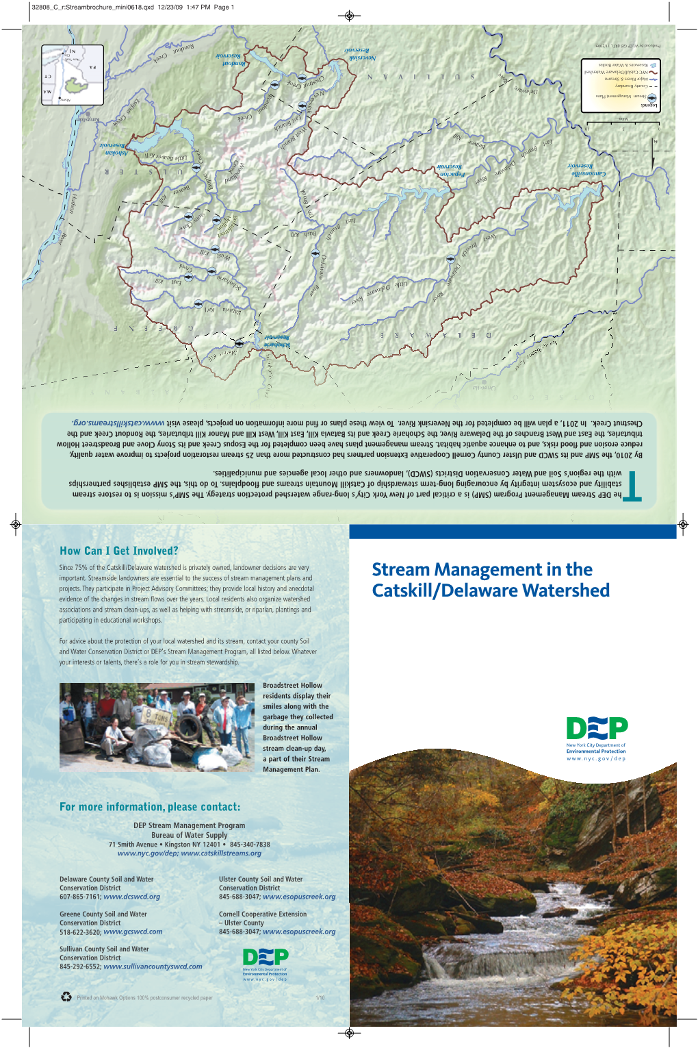 Stream Management in the Catskill/Delaware Watershed