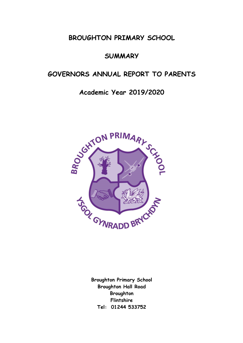 Broughton Primary School Summary Governors