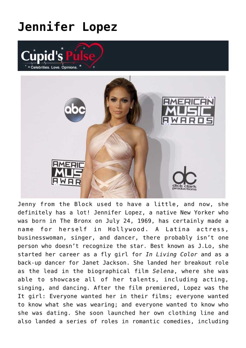 Jennifer Lopez