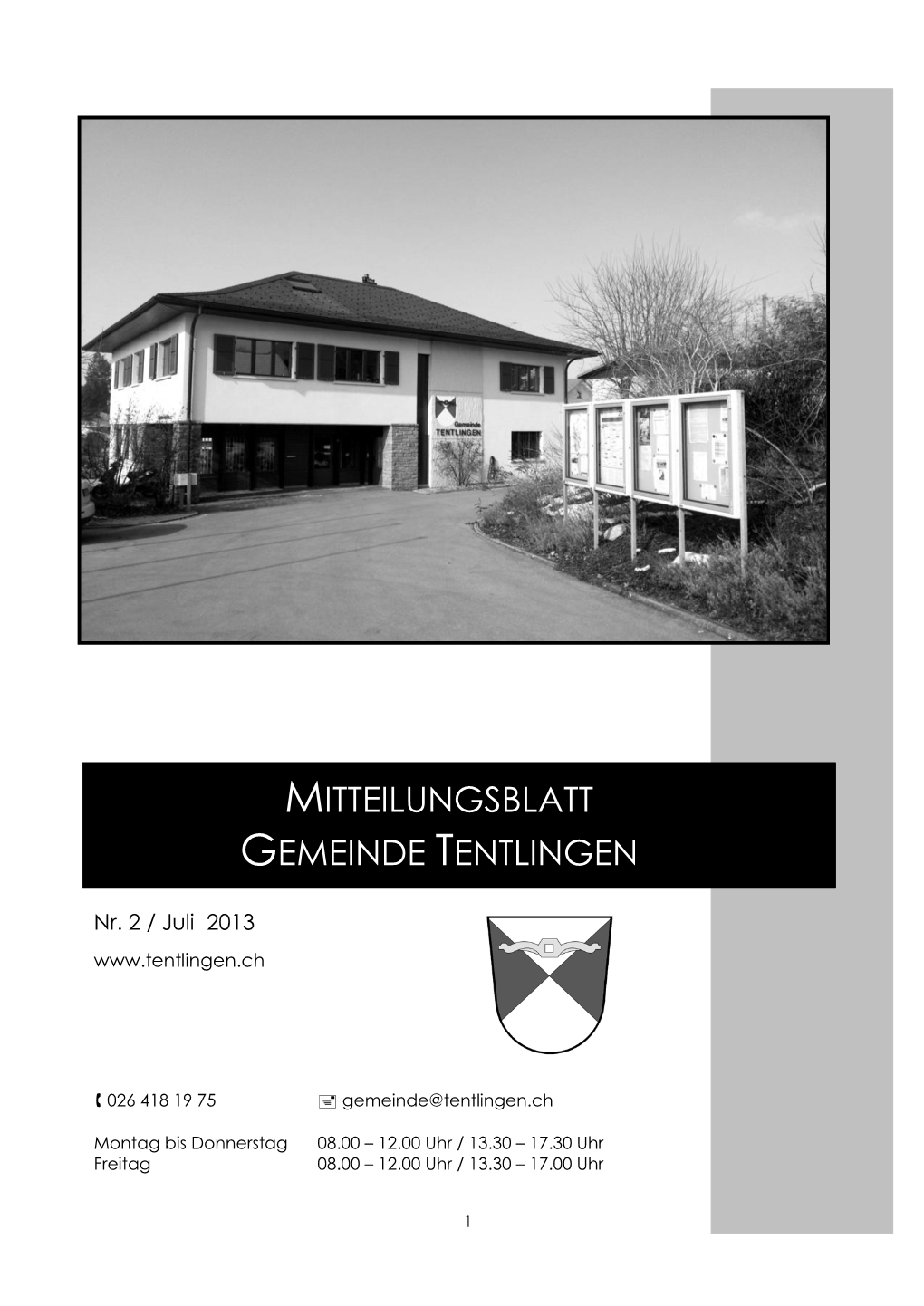 Mitteilungsblatt Juli 2013