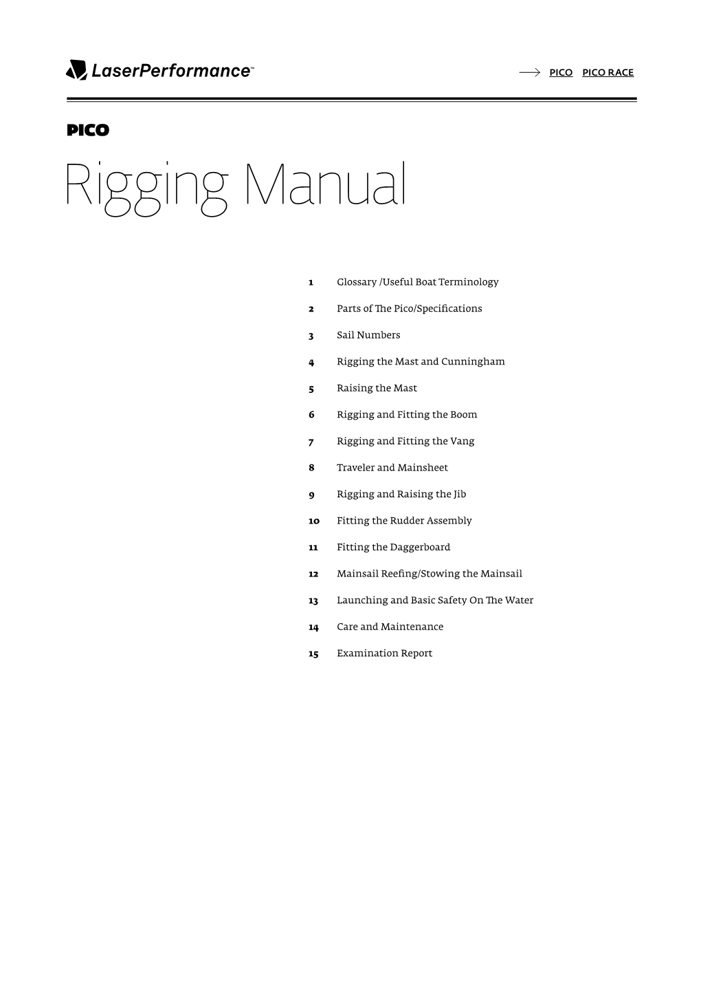 Rigging Manual