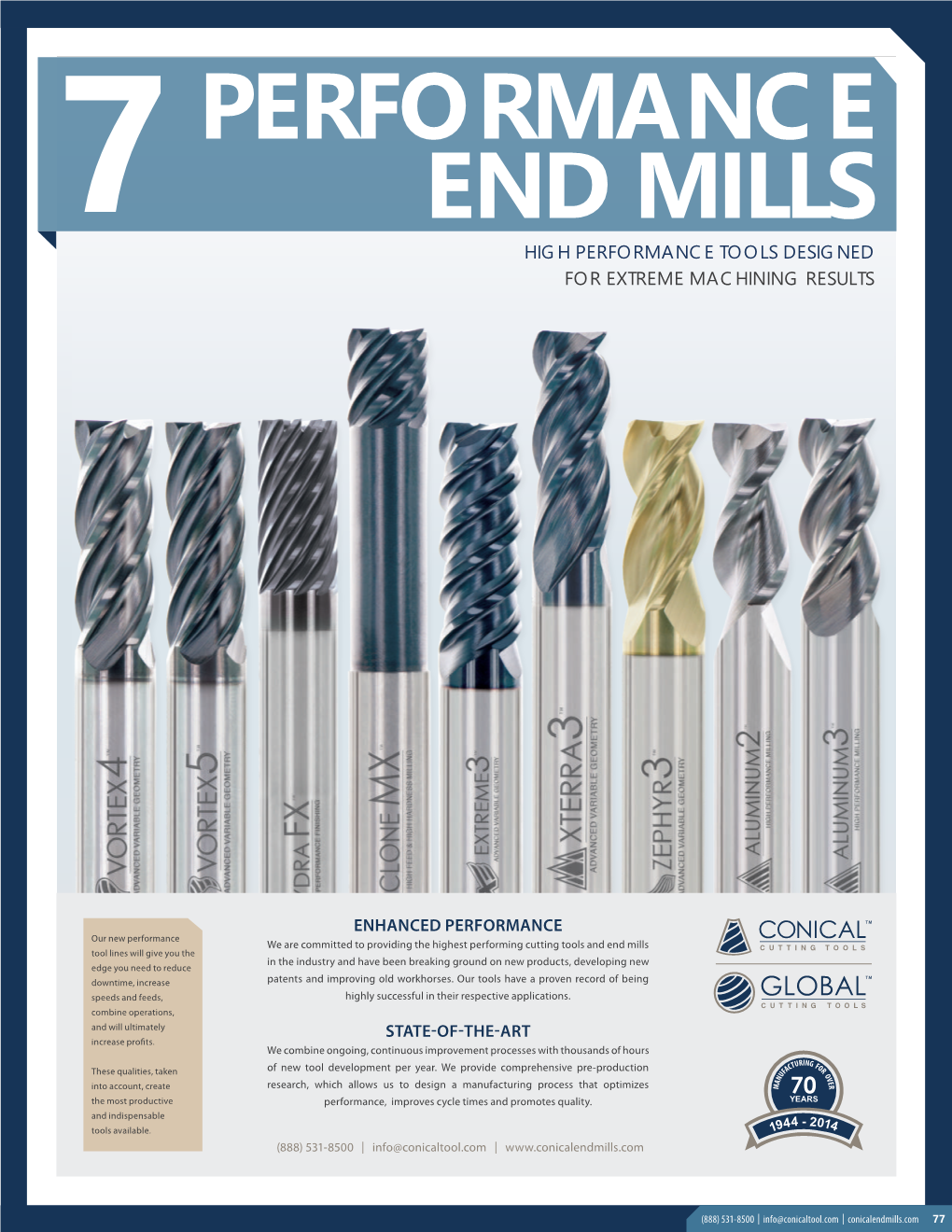 Performance End Mills 7 High Performance Tools Designed for Extreme Machining Results