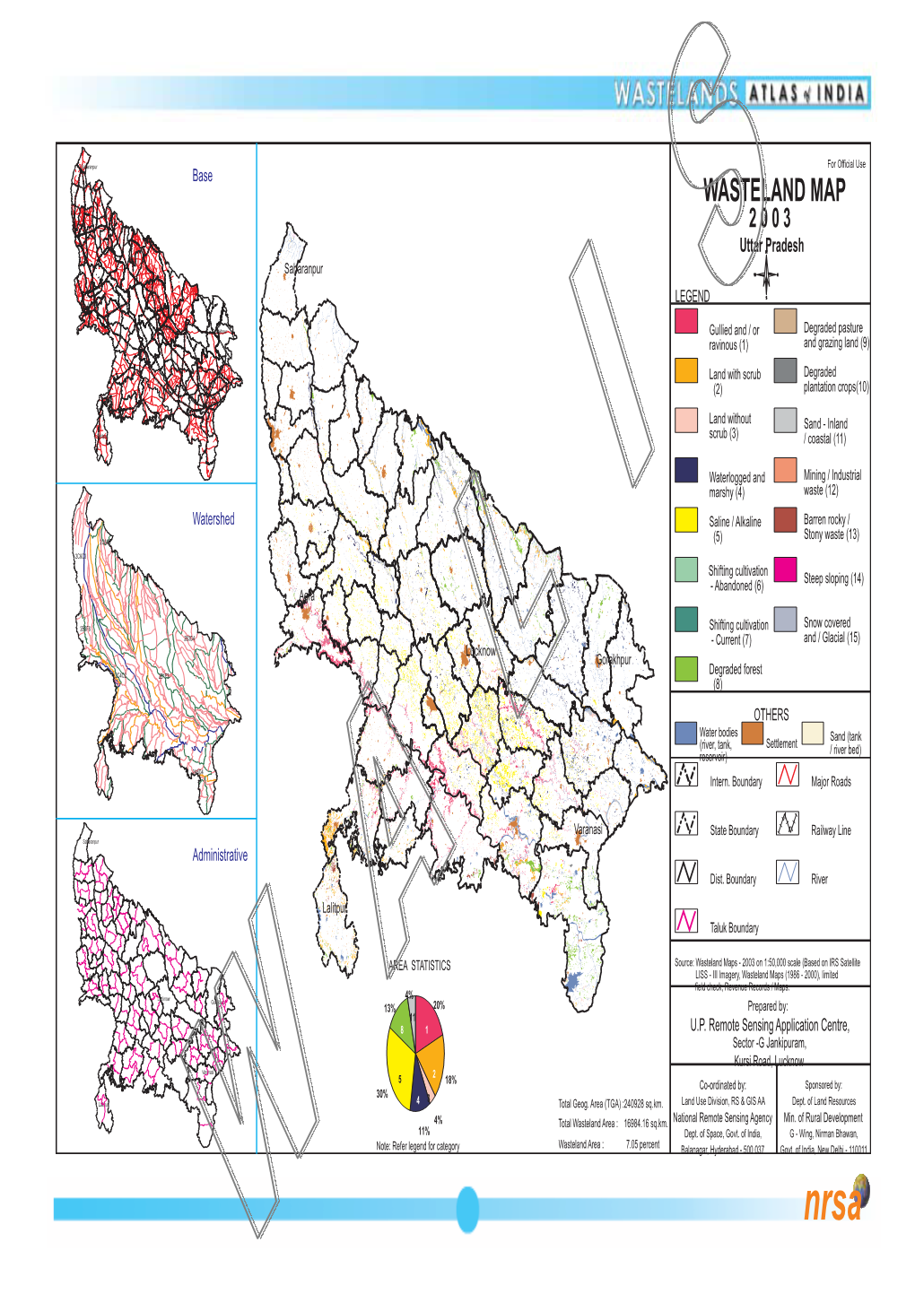 WASTELAND MAP 2 0 0 3 Uttar Pradesh Saharanpur