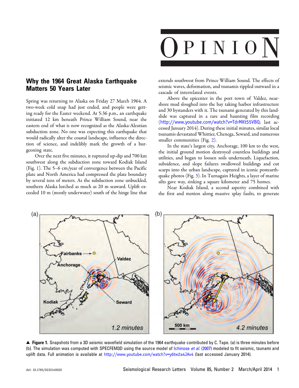 Why the 1964 Great Alaska Earthquake Matters 50 Years Later