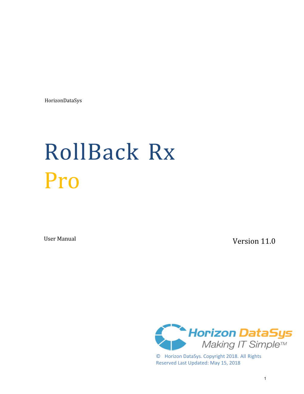 Rollback Rx Professional Edition