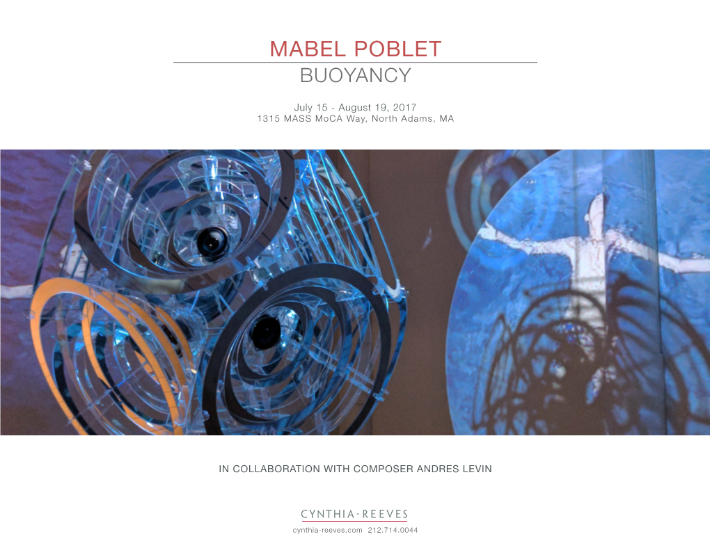 Mabel Poblet Buoyancy