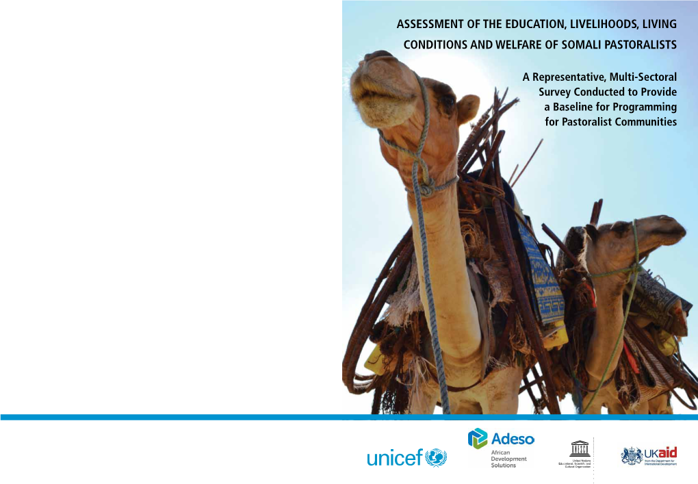 Assessment of the Educational, Livelihood Living Conditions And