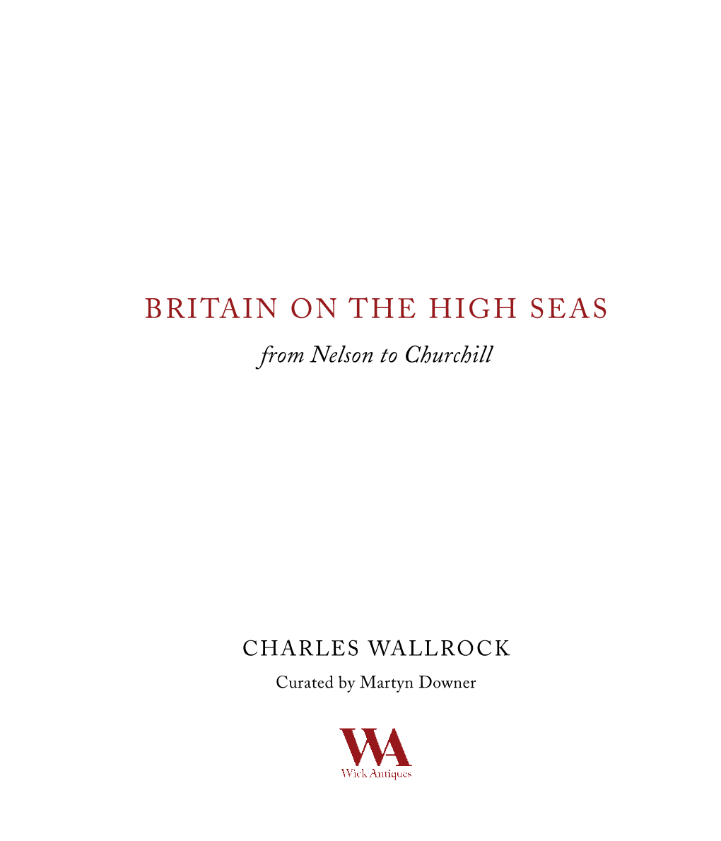 BRITAIN on the HIGH SEAS from Nelson to Churchill