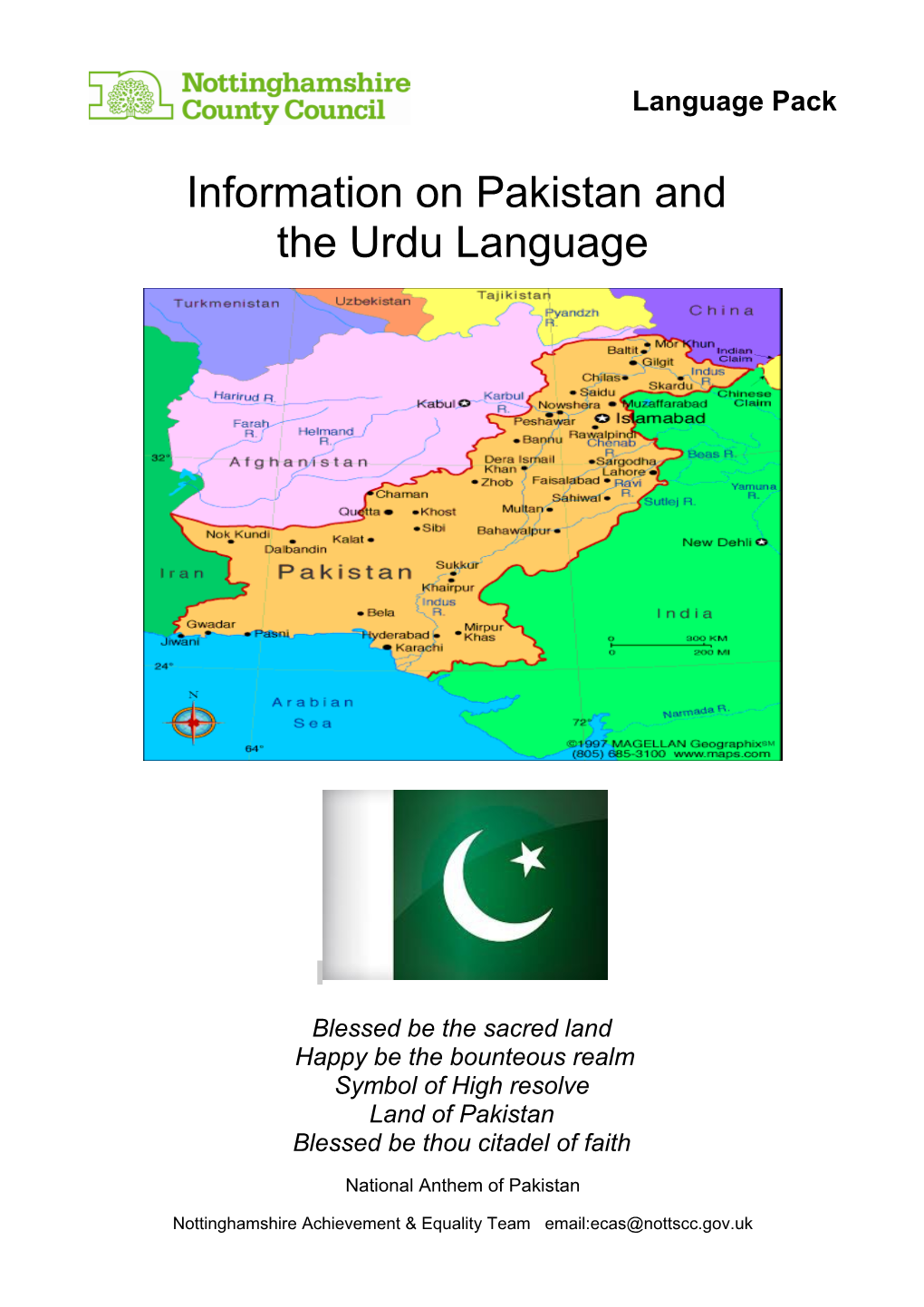 Information on Pakistan And