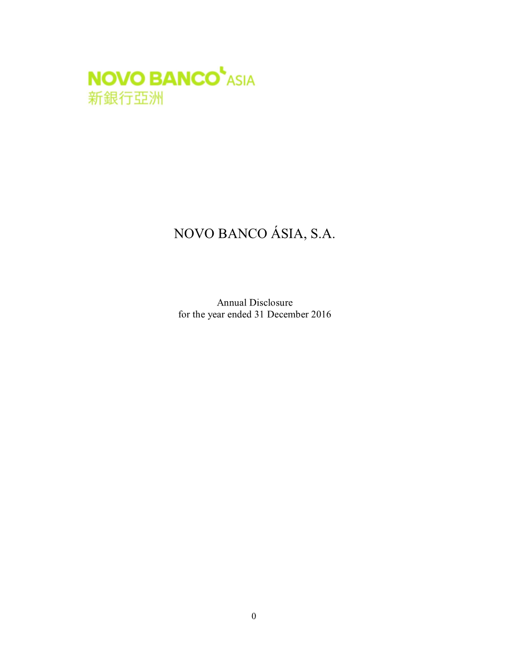 Novo Banco Ásia, S.A