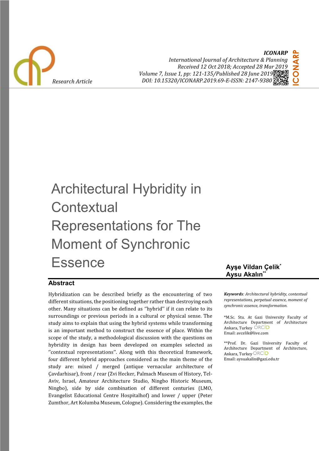 Architectural Hybridity in Contextual Representations for the Moment of Synchronic