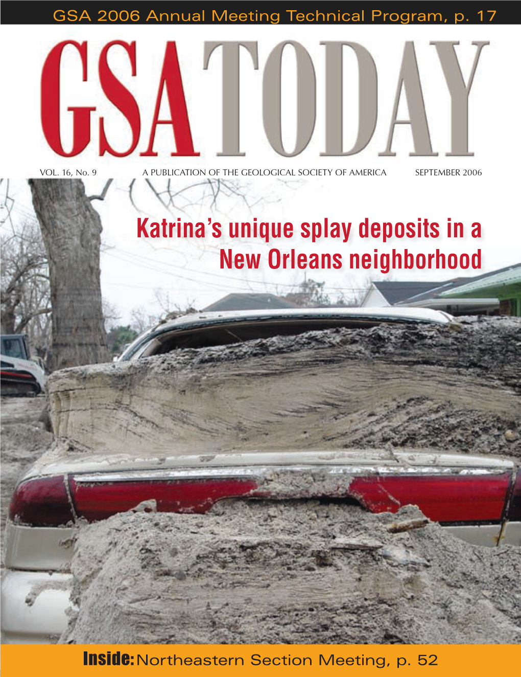 Katrina's Unique Splay Deposits in a New Orleans Neighborhood