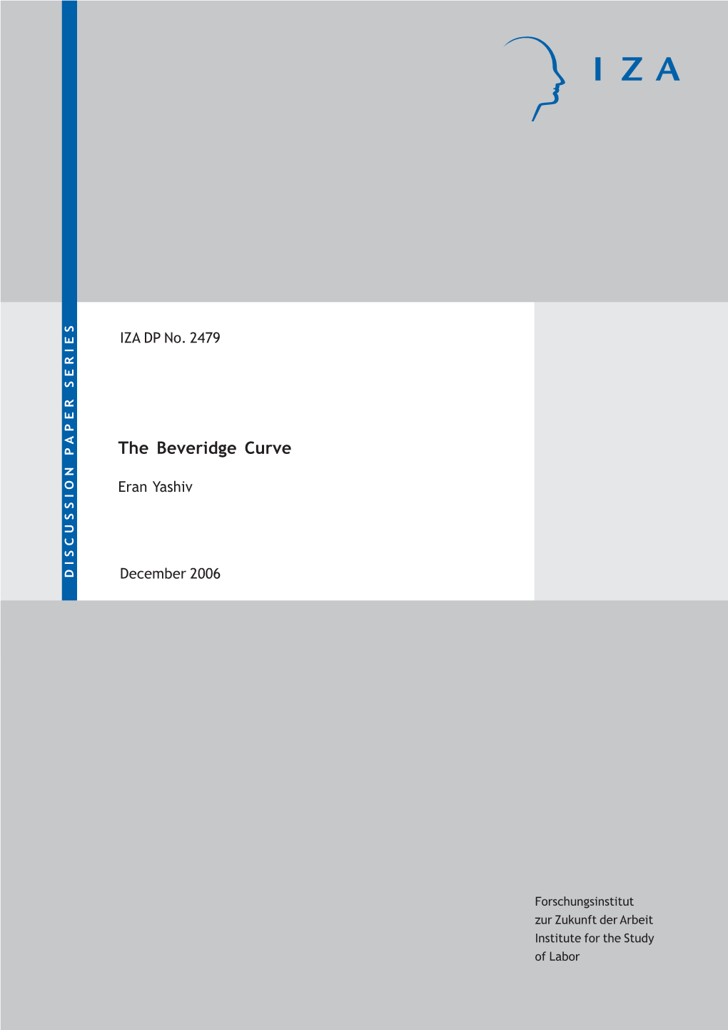 The Beveridge Curve