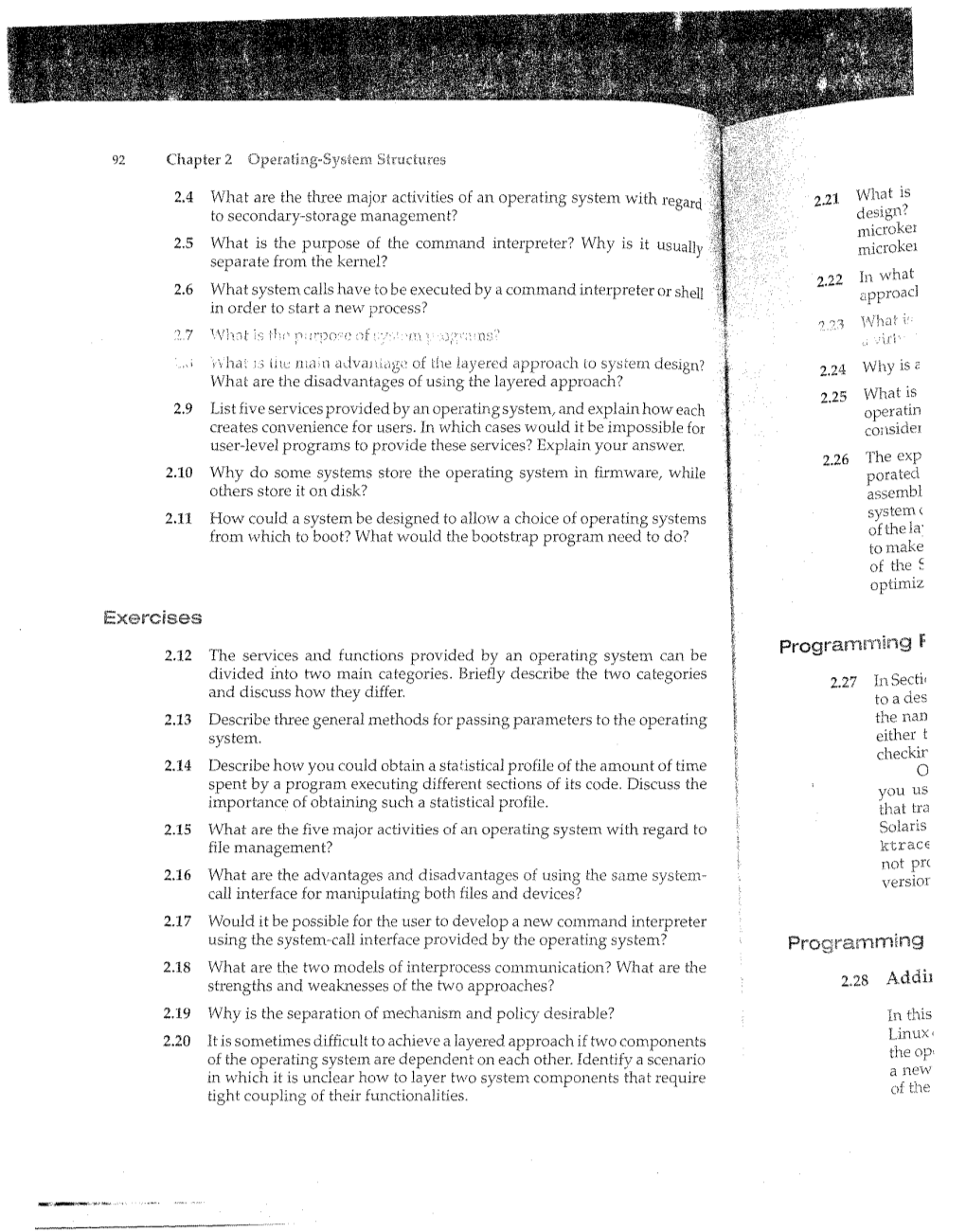 Exercises Programrning F Proorarnming