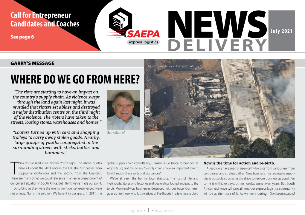 To Read SAEPA July 2021 News