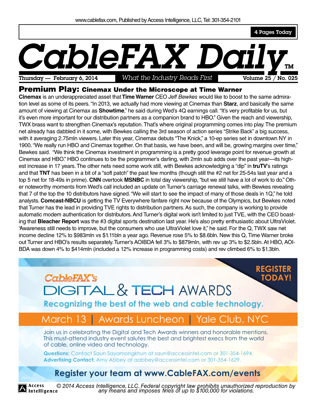 Cablefax Dailytm Cablefax Dailytm