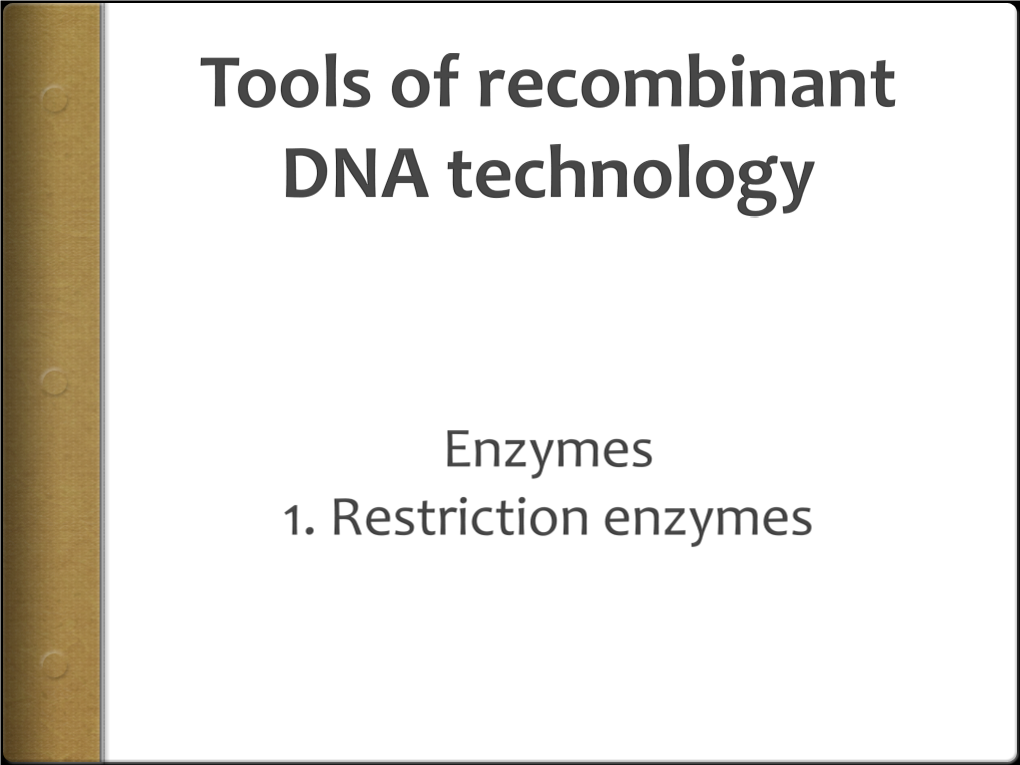 Restriction-Enzymes