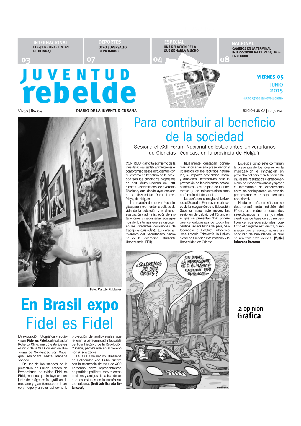 En Brasil Expo Fidel Es Fidel