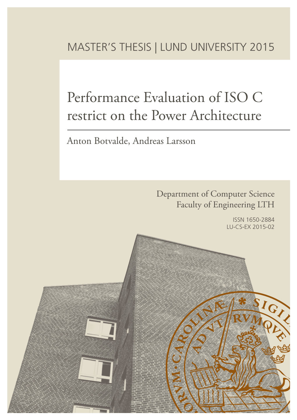 Performance Evaluation of ISO C Restrict on the Power Architecture