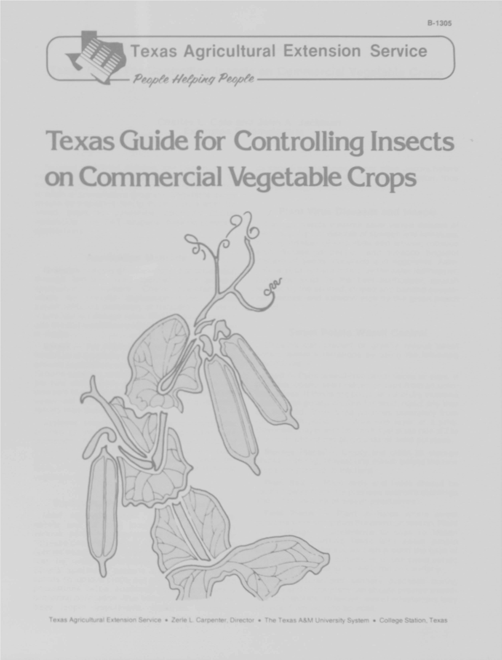 Texas Guide for Controlling Insects on Commercial Vegetable Crops