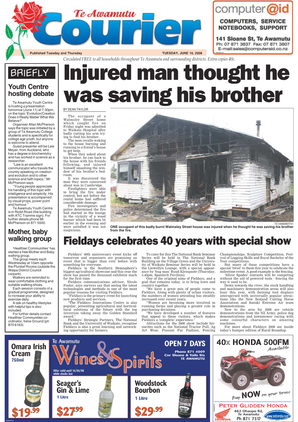 Te Awamutu Courier, Tuesday, June 10, 2008