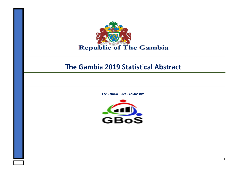 The Gambia 2019 Statistical Abstract