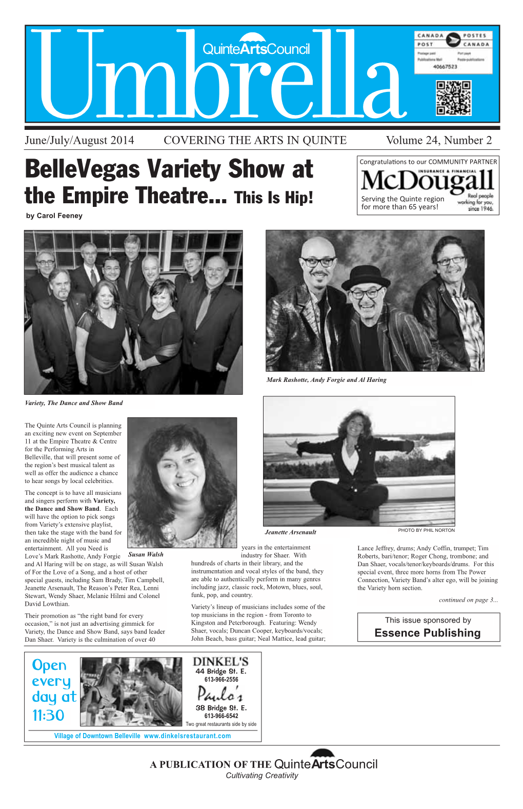 Bellevegas Variety Show at Congratulations to Our COMMUNITY PARTNER