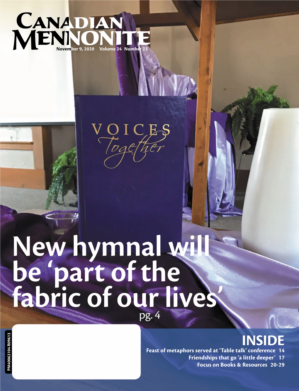 New Hymnal Will Be 'Part of the Fabric of Our Lives'