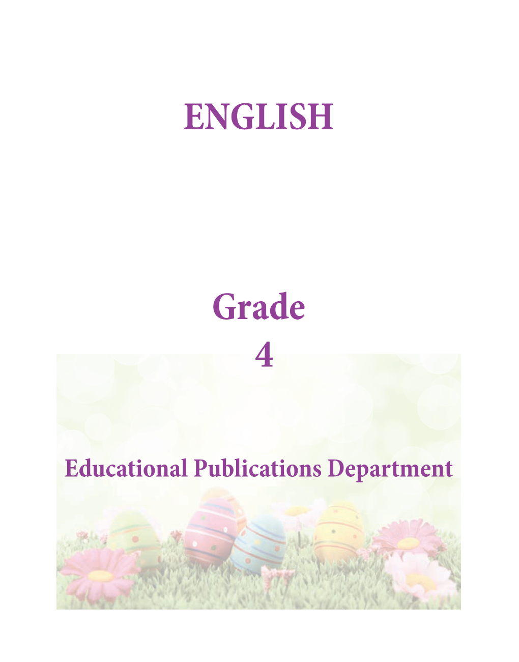 ENGLISH Grade 4