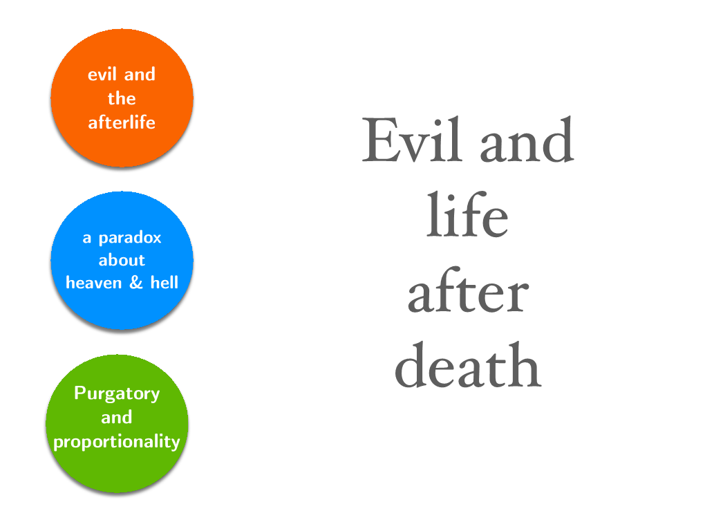 Purgatory and Proportionality Evil and the Afterlife