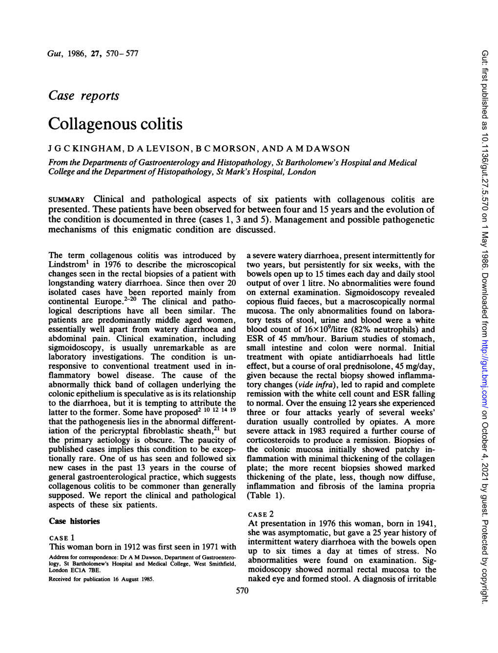 Collagenous Colitis