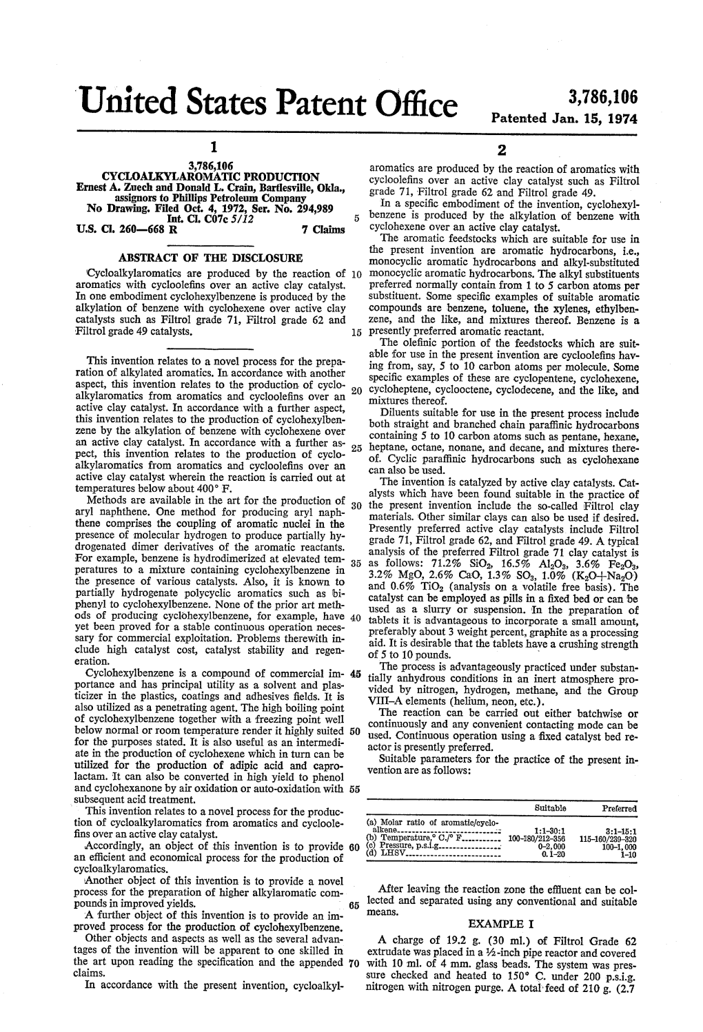 United States Patent Office Patented Jan