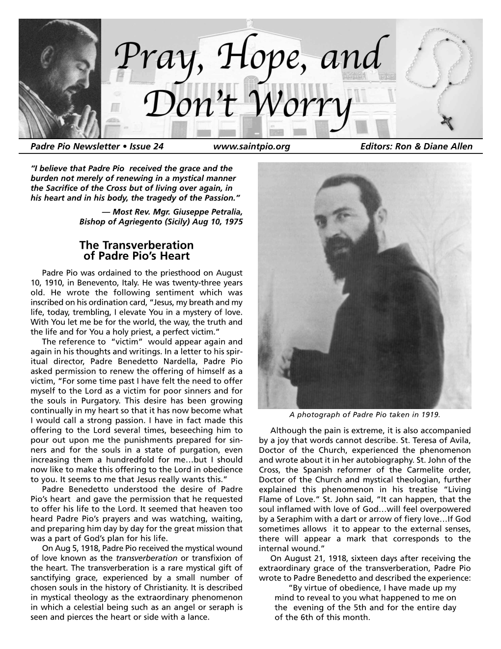 Download Newsletter Issue 24, July-September 2005